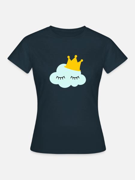 Wolke - Frauen T-Shirt - Navy