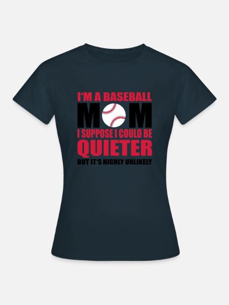 Baseball mom - Frauen T-Shirt - Navy