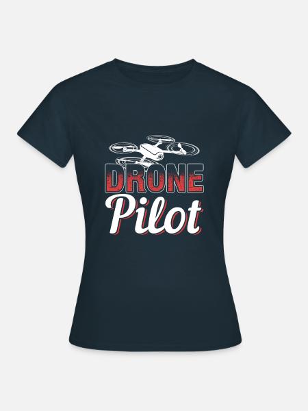 Drone Pilot - Frauen T-Shirt - Navy