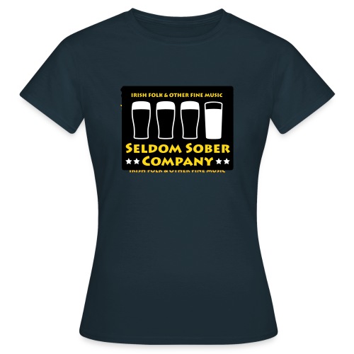 Seldom Sober Company Bier und Milchgläser - Frauen T-Shirt