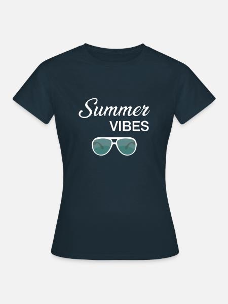 Summer Vibes - Frauen T-Shirt - Navy