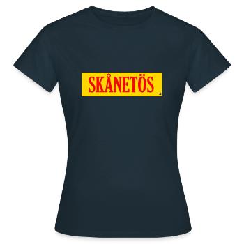 skanetös | - T-shirt Femme - marine - Devant - AI Model Female 172 dark (172cm)