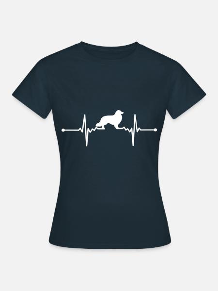 Sheltie - Shetland Sheepdog - Women's T-Shirt - navy