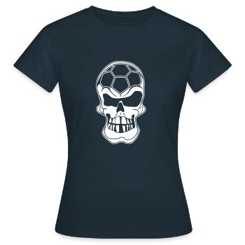 Cadeau d'équipe de la salle de sport crâne - T-shirt Femme - marine - Devant - AI Model Female 172 dark (172cm)