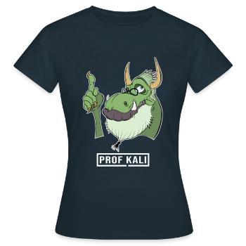 Administrateur informatique Kali Linux Tux Dragon Head - T-shirt Femme - marine - Devant - AI Model Female 172 dark (172cm)
