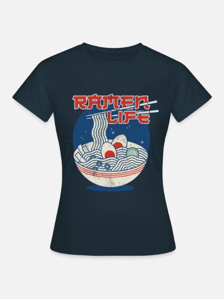 Ramen Life - Frauen T-Shirt - Navy
