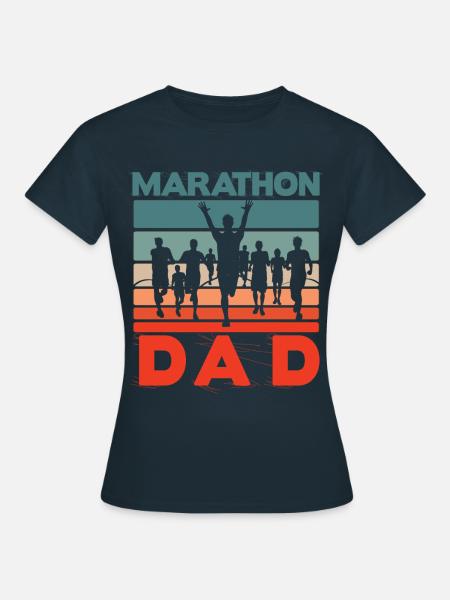 Marathon Papa - T-shirt Femme - marine