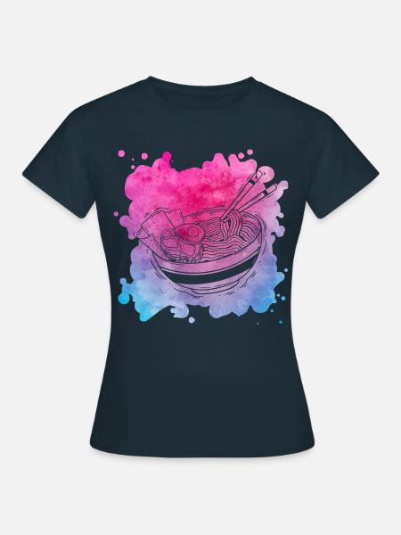 Ramen - Frauen T-Shirt - Navy