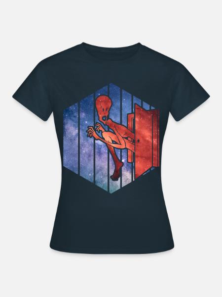 Alien - Frauen T-Shirt - Navy