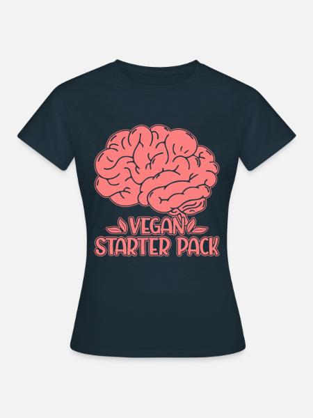 Vegan starter pack - Frauen T-Shirt - Navy