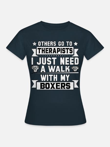 Boxeur - T-shirt Femme - marine