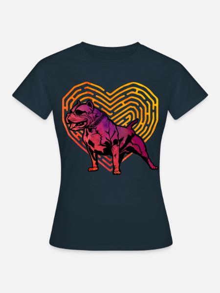 Pitbull - Frauen T-Shirt - Navy