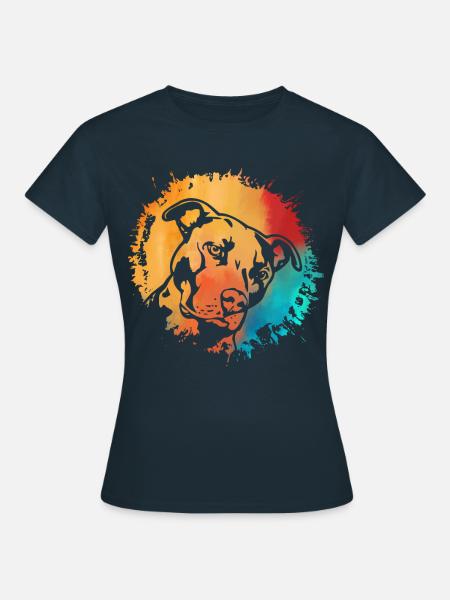 Pitbull - Frauen T-Shirt - Navy