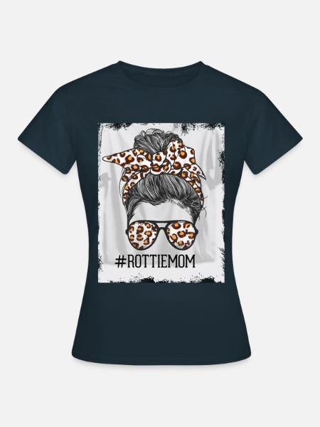 Rottie Mom - Frauen T-Shirt - Navy