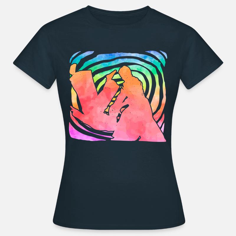 Brazilian Jiu-Jitsu BJJ - Maglietta da donna - navy