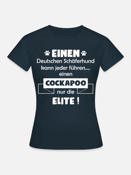Cockapoo - Cockapoo Hund - Frauen T-Shirt - Navy
