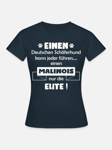 Malinois Hund - Malinois - Frauen T-Shirt - Navy