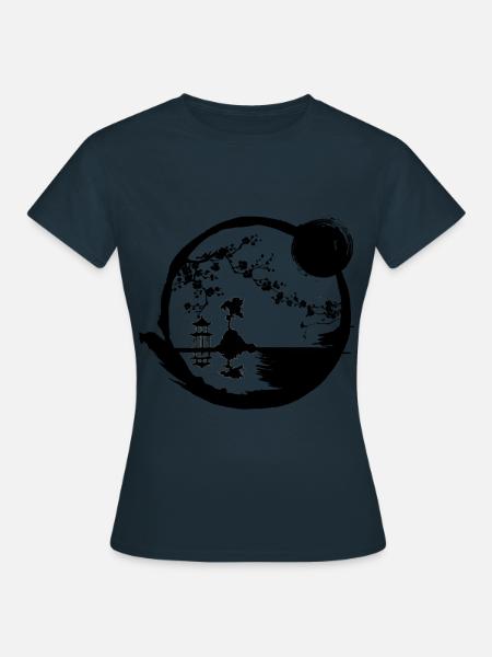 Japanese frame - Women's T-Shirt - navy