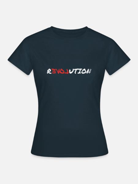 Revolution - Frauen T-Shirt - Navy