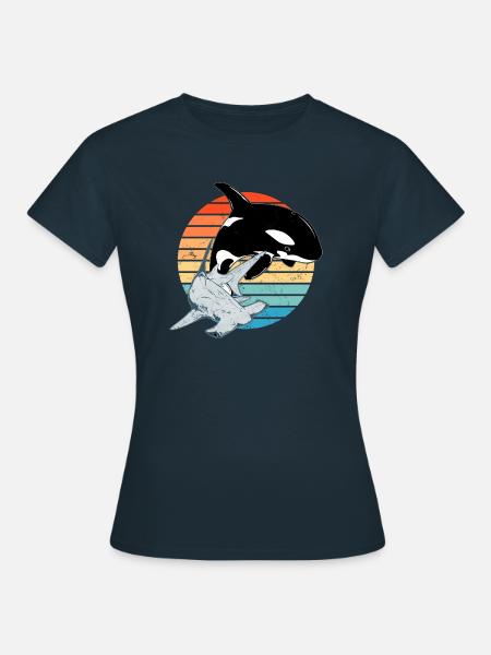 Orque requin-marteau - T-shirt Femme - marine