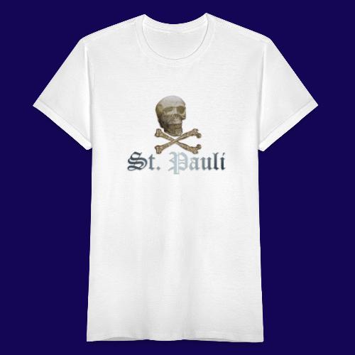St. Pauli (Hamburg) Piraten Symbol mit Schädel - Frauen T-Shirt