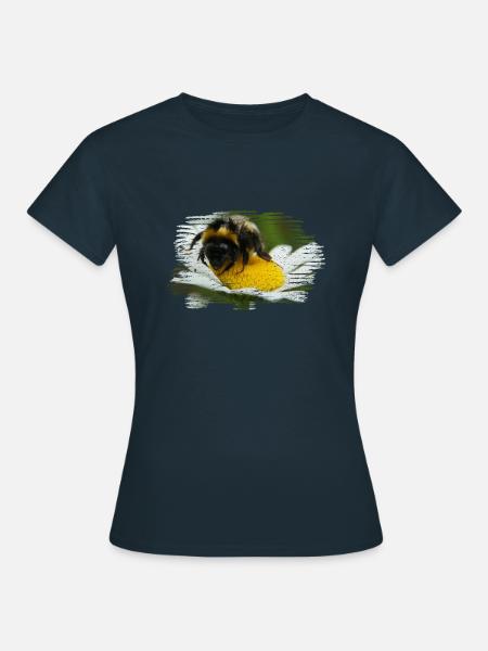 Hummeln gehört zu den Wildbienen - Frauen T-Shirt - Navy