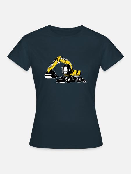 Mobilbagger 2 / excavator / Pelle - T-shirt Femme - marine