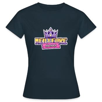 Meilleure maman. Reine des mamans - T-shirt Femme - marine - Devant - AI Model Female 172 dark (172cm)