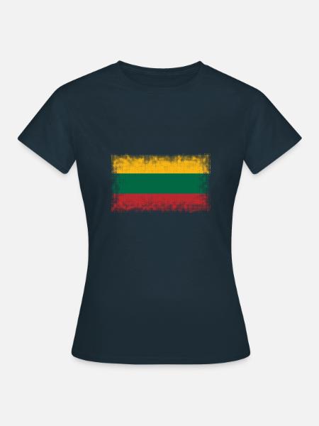 Litauen - Frauen T-Shirt - Navy