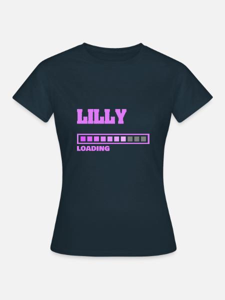 Lilly als Baby - Frauen T-Shirt - Navy