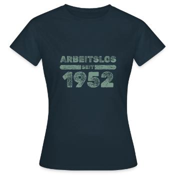 seit 1952 - Frauen T-Shirt - Navy - Vorne - AI Model Female 172 dark (172cm)