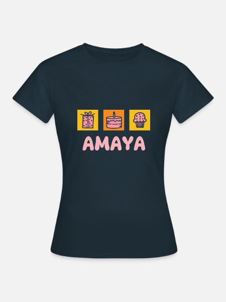 Amaya - Frauen T-Shirt - Navy