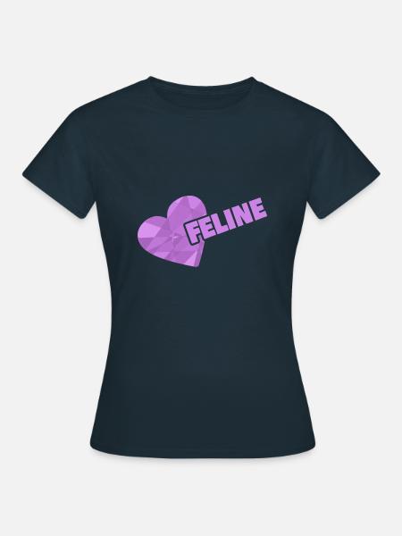 Geschenk für Feline - Frauen T-Shirt - Navy