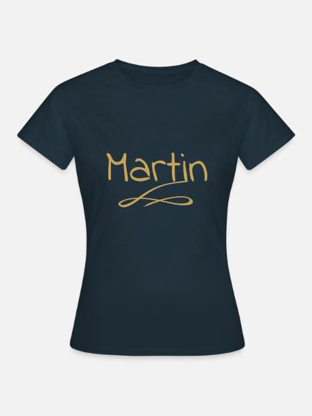 martin - Frauen T-Shirt - Navy