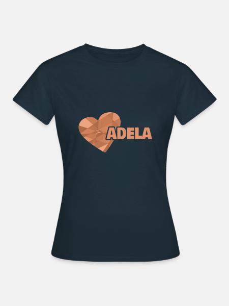 Adela als Vorname - Frauen T-Shirt - Navy