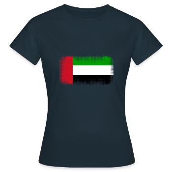 Émirats arabes unis - T-shirt Femme - marine - Devant - AI Model Female 172 dark (172cm)