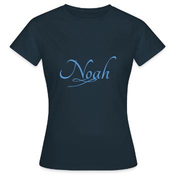 Noah - Frauen T-Shirt - Navy - Vorne - AI Model Female 172 dark (172cm)