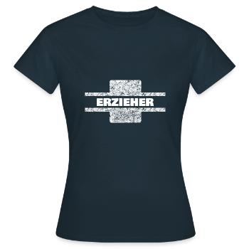 Profession Éducateur - T-shirt Femme - marine - Devant - AI Model Female 172 dark (172cm)