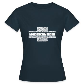 Occupation: Fashion tailor - Women's T-Shirt - navy - Front - AI Model Female 172 dark (172cm)