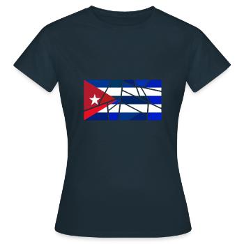 Cuba Cuba - T-shirt Femme - marine - Devant - AI Model Female 172 dark (172cm)