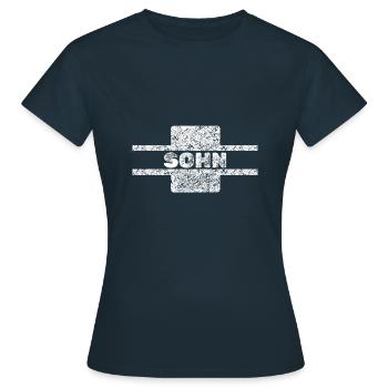 Fils - T-shirt Femme - marine - Devant - AI Model Female 172 dark (172cm)