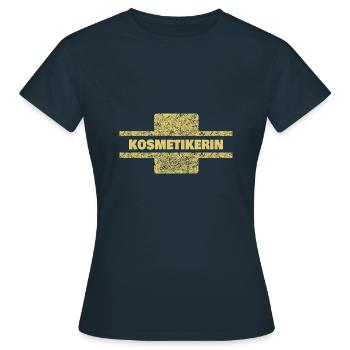 Profession Esthéticienne - T-shirt Femme - marine - Devant - AI Model Female 172 dark (172cm)