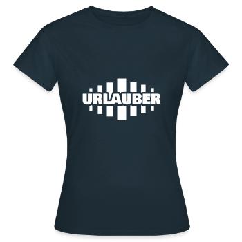 Profession Vacancier - T-shirt Femme - marine - Devant - AI Model Female 172 dark (172cm)