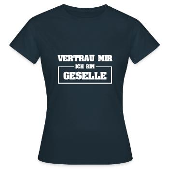 Journeyman as Funny - Women's T-Shirt - navy - Front - AI Model Female 172 dark (172cm)
