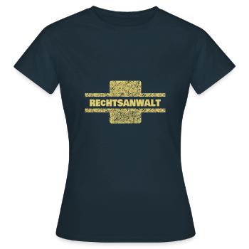 Beruf Rechtsanwalt - Frauen T-Shirt - Navy - Vorne - AI Model Female 172 dark (172cm)