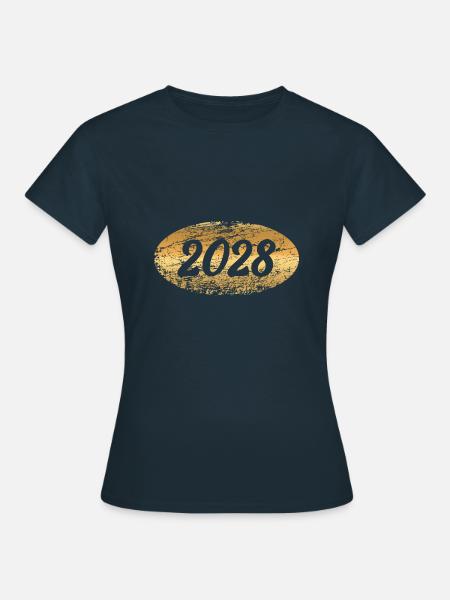 2028 - Frauen T-Shirt - Navy