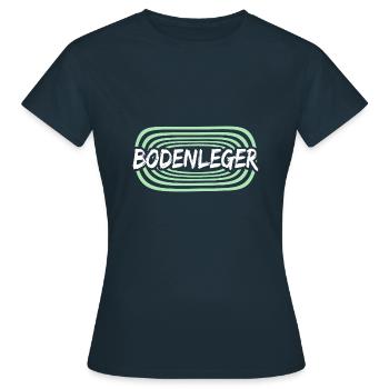 Gift for floor installer - Women's T-Shirt - navy - Front - AI Model Female 172 dark (172cm)
