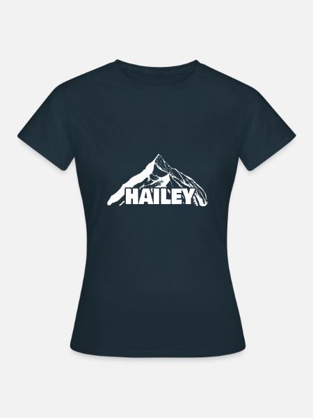 Geschenk für Hailey - Frauen T-Shirt - Navy