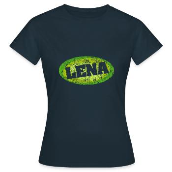 Lena - T-shirt Femme - marine - Devant - AI Model Female 172 dark (172cm)