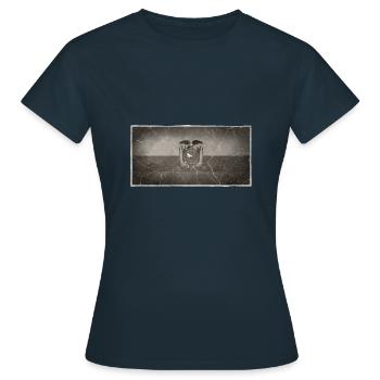 Équateur - T-shirt Femme - marine - Devant - AI Model Female 172 dark (172cm)
